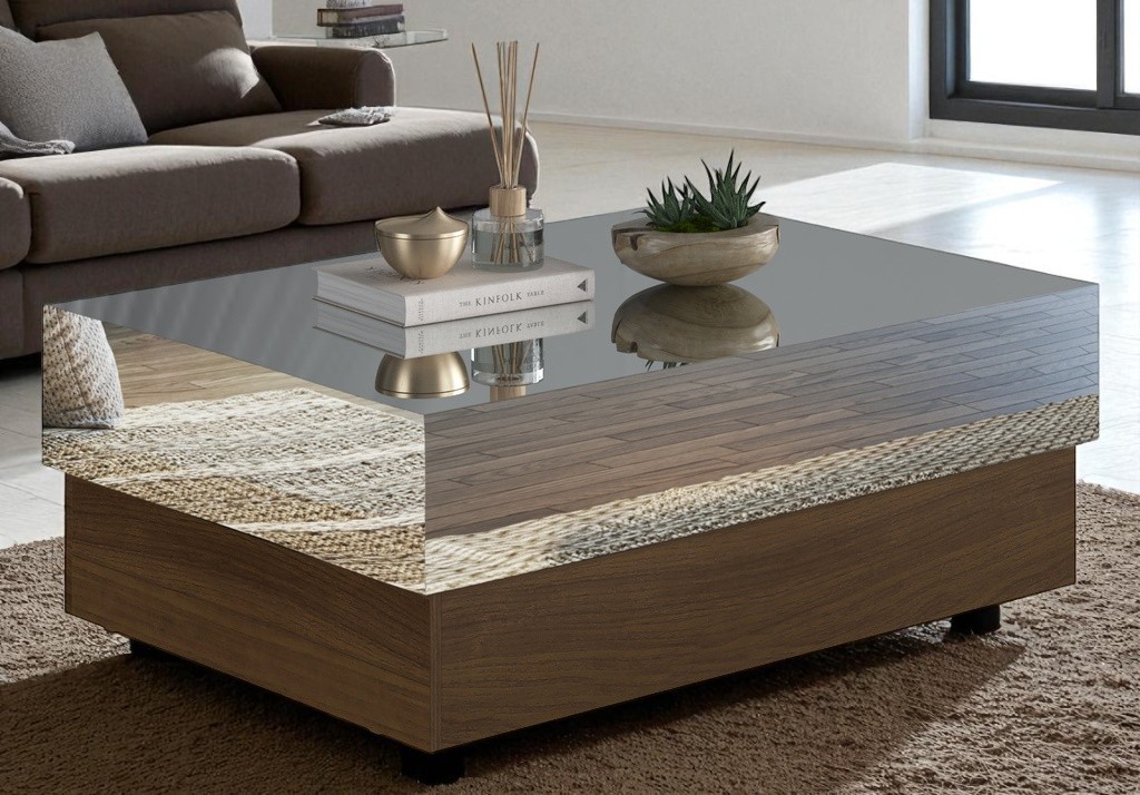 GUERIDON VITRE DUNA G-2577