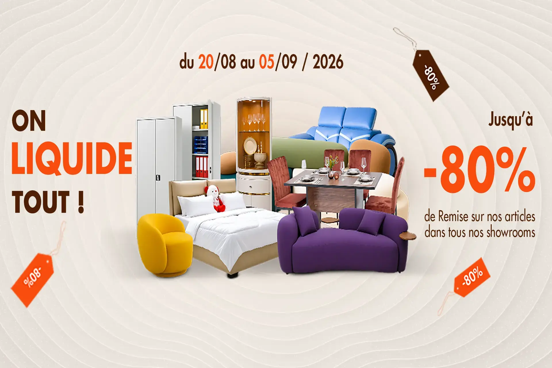 Promotion - jusqu’a -80% dans nos showrooms