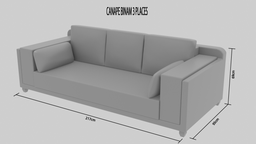 CANAPAES BINAM en toile 1+2+3places