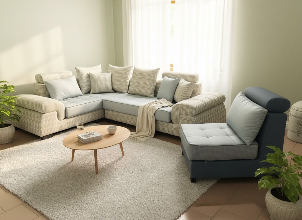 CANAPES D'ANGLE SYDNEY 6 places S-A999VIP/5P+1P