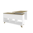 ARTANY Office Desk +Side Cupboard 145x128x75 Cm