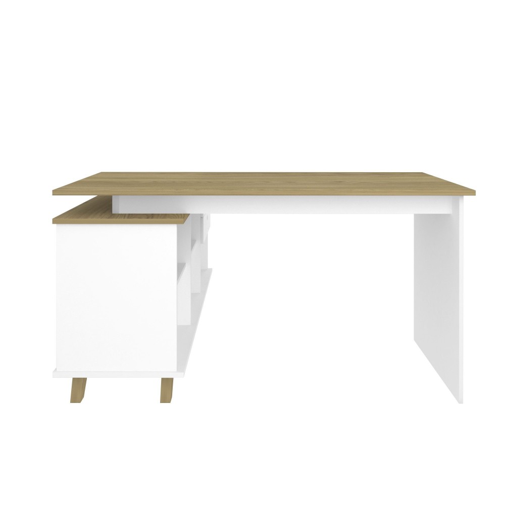 ARTANY Office Desk +Side Cupboard 145x128x75 Cm