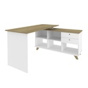 ARTANY Office Desk +Side Cupboard 145x128x75 Cm