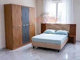 Bed Base Set + Head Board MATEO + Mattress TL-MATHEO.