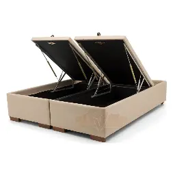 SOMMIER 200x200cm  en toile avec male de stockage SOM-2020VIP2MLS 