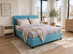 Lit + Matelas BAMAKO (140 X190 CM)