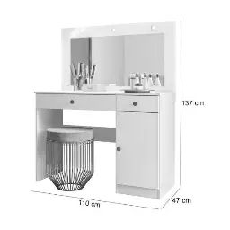 COIFFEUSE BELLA+ MIRROIR C-991440.7