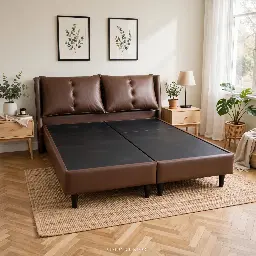 LIT REMBOURE 180X200CM en cuir   L-2505-180M 