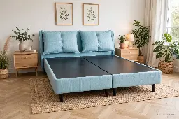 LIT REMBOURE 180X200CM en cuir   L-2505-180M 