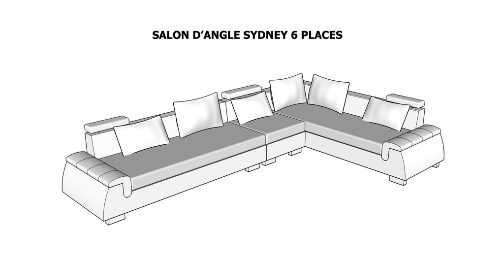 Canapé 5P + Fauteuil Sydney