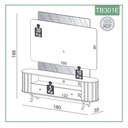 Meuble Tele 2m MT-TB303