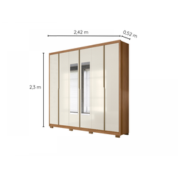 PENDERIE DANUBIO WHITE+ MIRROIR