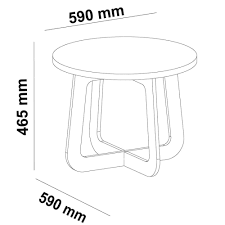 GUERIDON JASMIN OAK