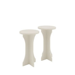 GUERIDON LUCK BLANC EN JEU DE 2 G-LUCK/BLANC/2PCS