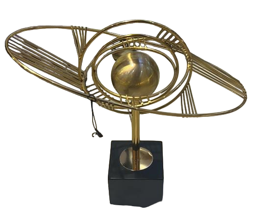 DECO DOREE GLOBE ATOME CHAPEAU PM