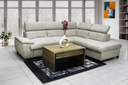 SALON D'ANGLE CITY TOILE S-CITY002T (Beige)