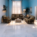 [S-LOE/6P] Salon LOE 6 Places (Marron foncé)