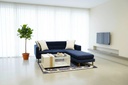 [S-AMELIA/4P] Salon D'angle Megalux Amelia (beige)