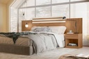 TETE DE LIT DHARA + 2COFFRES TL-998034.4 (blanche)