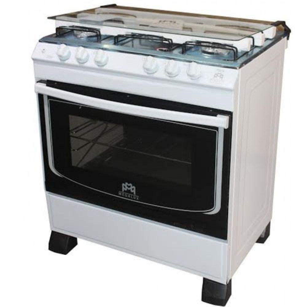 CUISINIERE  A GAZ HERA 5 FOYERS 72X55CM BLANCHE