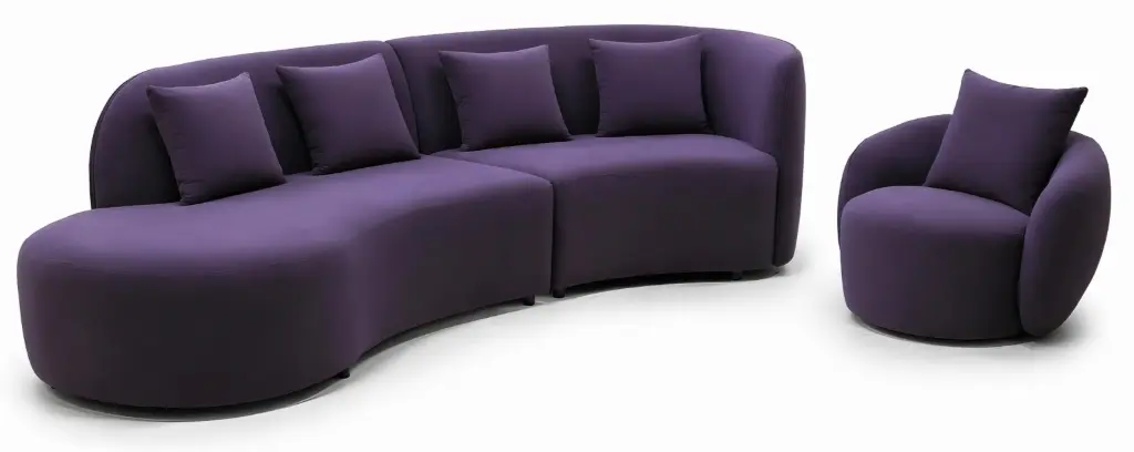 CANAPE D'ANGLE TINA + FAUTEUIL CALIFOR S-TICAL/6P