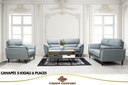 Salon KIGALI S-KIGALI/6P (bleu ciel)