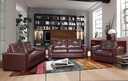 Salon KINSHASA 6 PLACES (Marron foncé)
