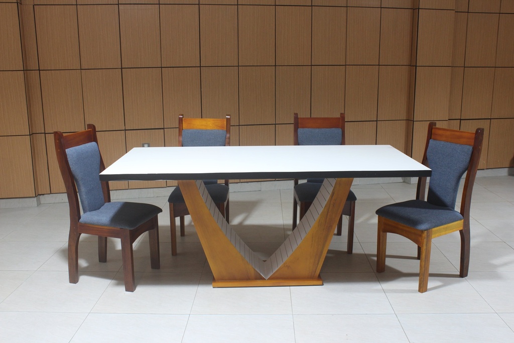 Ensemble salle a manger Table+6 chaises madrim