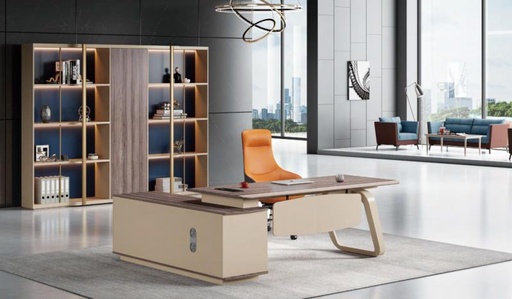 [TB-SD3672216] Table de Bureau 2,2M + Retour