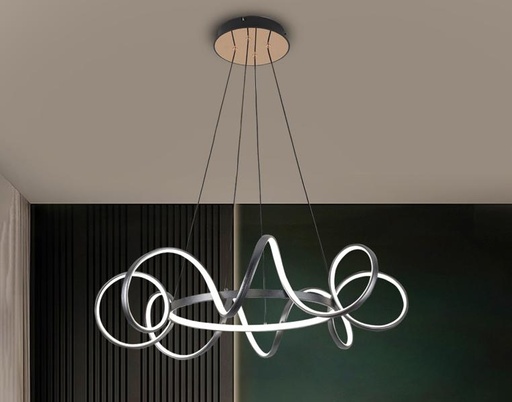 [LAMP-17227-900/210] Chandelier Led Torçadé 900x210MM