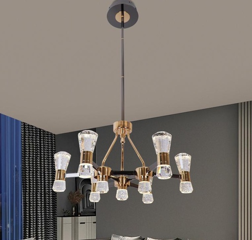 [LAMP-17109/15] Chandelier Led 9 Bras