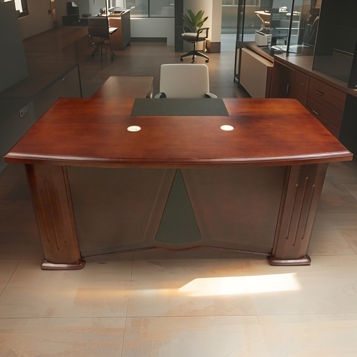[TB-6316/1.6M] TABLE DE BUREAU MEGALUX AVEC RETOUR