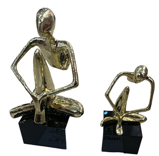 [DEC-QS14] DECO DOREE HOMME ABSTRAIT EN PAIRE