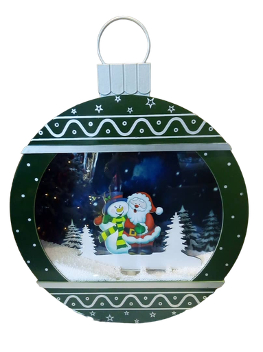 [DN-QG050] DECO NOEL PENDULE 48X48CM