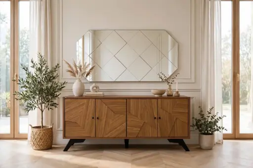 [B-TB297/TB208] BUFFET TB297 180CM+MIRROIR B-TB297/TB208