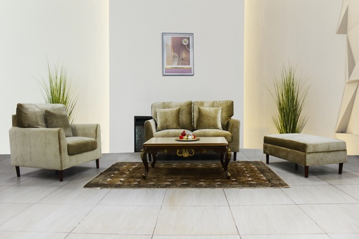 [S-LEA VIP 4PLACES] CANAPES LEA VIP 1+2+STOOL