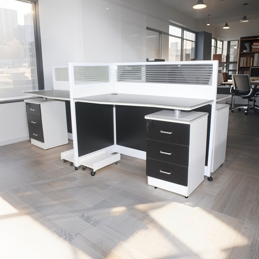[ST-LQ39-1] STATION DE TRAVAIL 4 POSTES