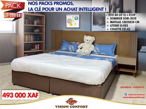 PACK LIT CONFORT