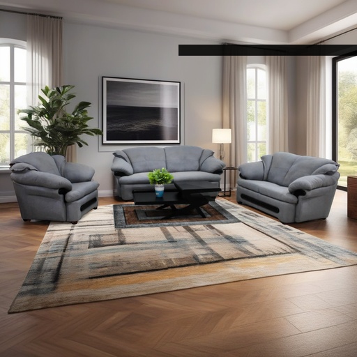 [S-836JOHN/6P en  toile] CANAPES JOHN 1+2+3Places en toile
