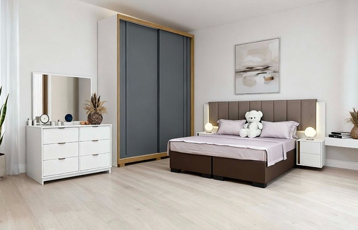 [TL-28771 AVEC 2 COFFRES ET LED+ M-182020MM+ SOM-2020VIP] PACK LIT DHARA TL-998034.4+ MORT-181620MM+ SOM-1620VIP2MLS