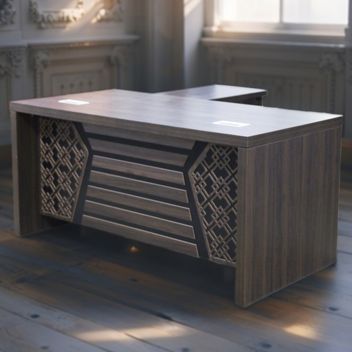 [TB-101/1.6] TABLE DE BUREAU AVEC RETOUR ET UN CAISSON MOBILE TB-101/1.6