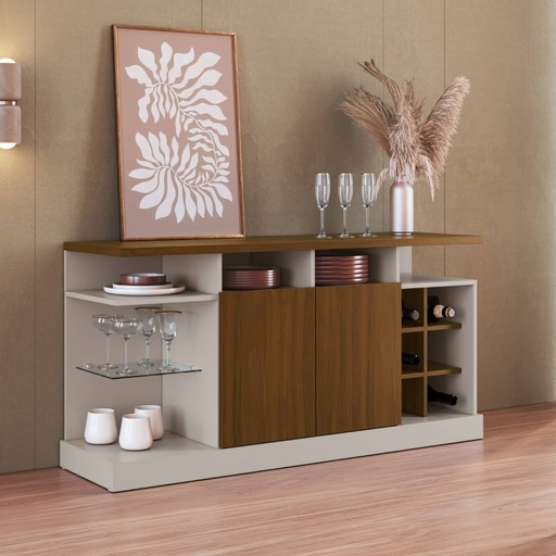 [B-3953-1] BUFFET DE RANGEMENT OAK NUT B-3953-1