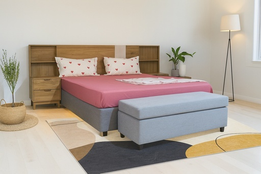 [TL-1113 +SOM1620VIP2+STOOL SOM-1620VIP2 MORT-181620MM+] PACK LIT LEGNO TL-1113+SOM