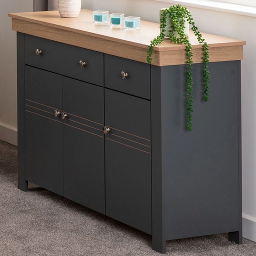 [B-8113] BUFFET CANADA CINZE B-8113