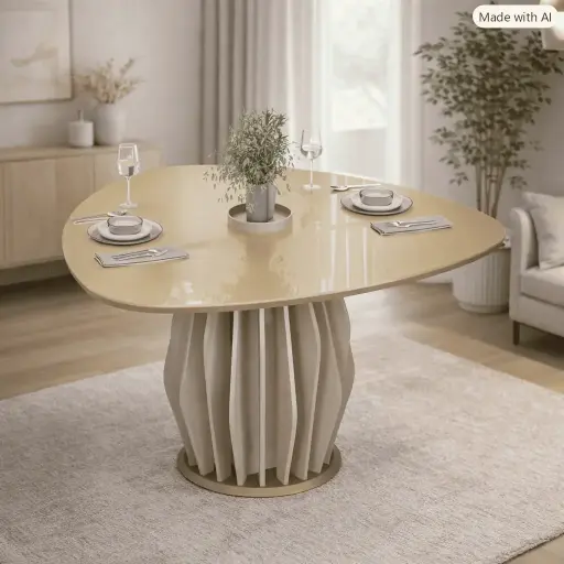 [TSM-TOKYO-T] TABLE SALLE A MANGER TOKYO TRIANGULAIRE 