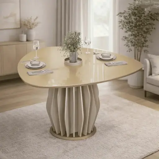 [TSM-TOKYO-T] TABLE SALLE A MANGER TOKYO TRIANGULAIRE 