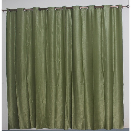 Rideau de couleur verte (la pièce) RA-1525