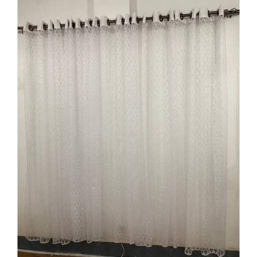 Mégalux White Ring Curtain 140x250cm