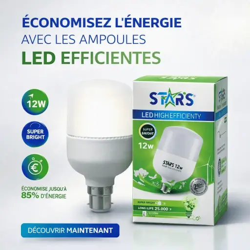 [ALP-T60-9WB22] STRAIGHT LED BULB 9W B22 A BAIONNETTE ALP-T60-9WB22