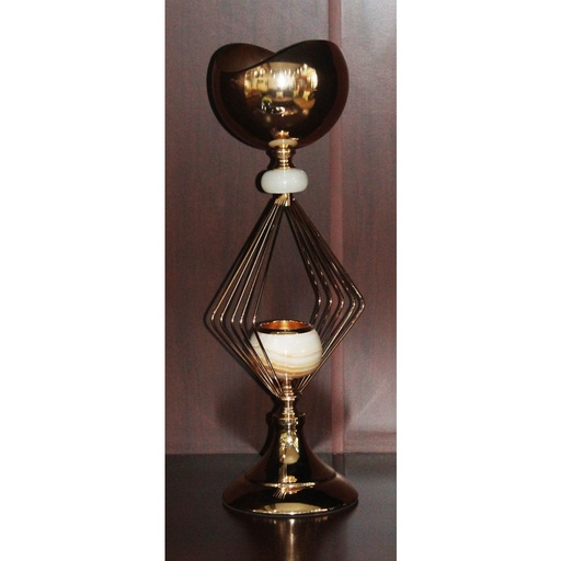 Decorative Vase 50Cm Gold Color V-D90387S